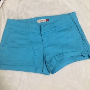Blue shorts